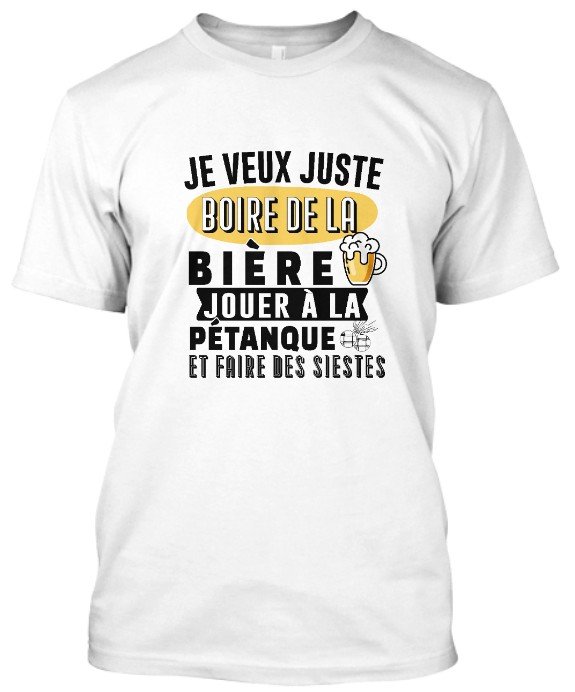T-Shirt Unisexe Je veux