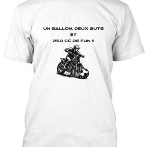 T-Shirt Unisexe 250 cc blanc