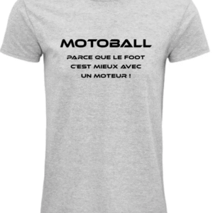 T-Shirt Unisexe motoball gris