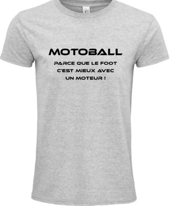 T-Shirt Unisexe motoball gris