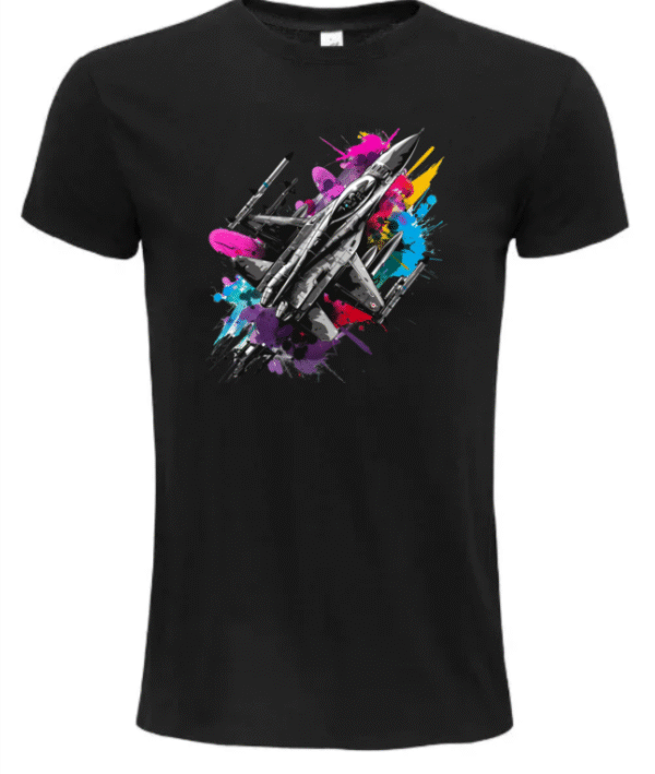 T-Shirt Unisexe Avion de chasse