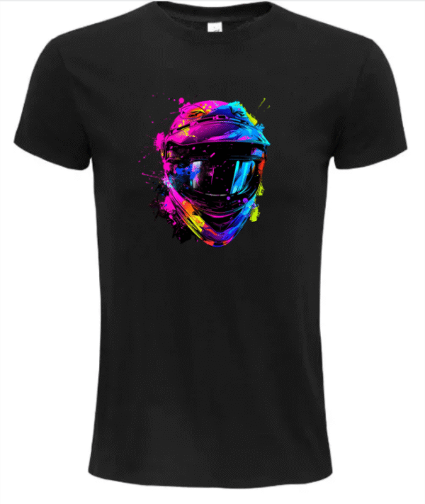 T-Shirt Unisexe Casque Moto