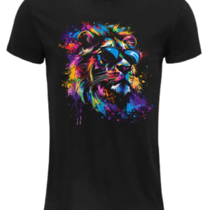 T-Shirt Unisexe lion lunette