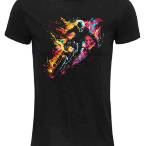 T-Shirt Unisexe Moto tête de mort